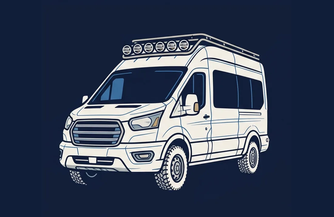 Selected van platform